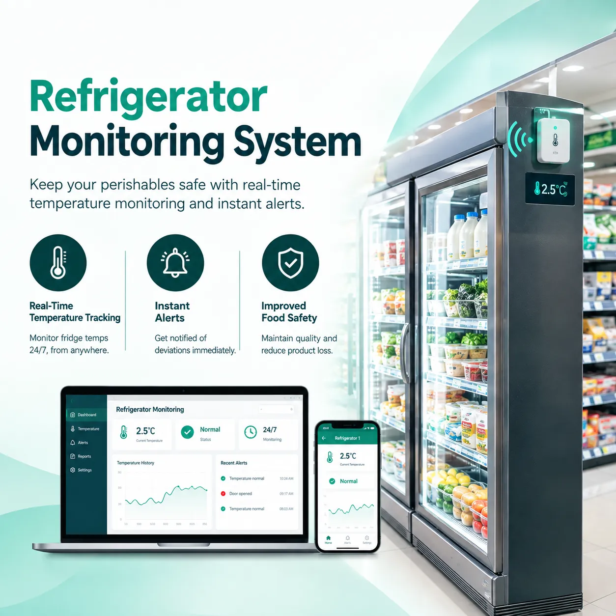 Refrigerator Monitoring System in Kuwait: Smart Temperature Monitoring for Safer Storage