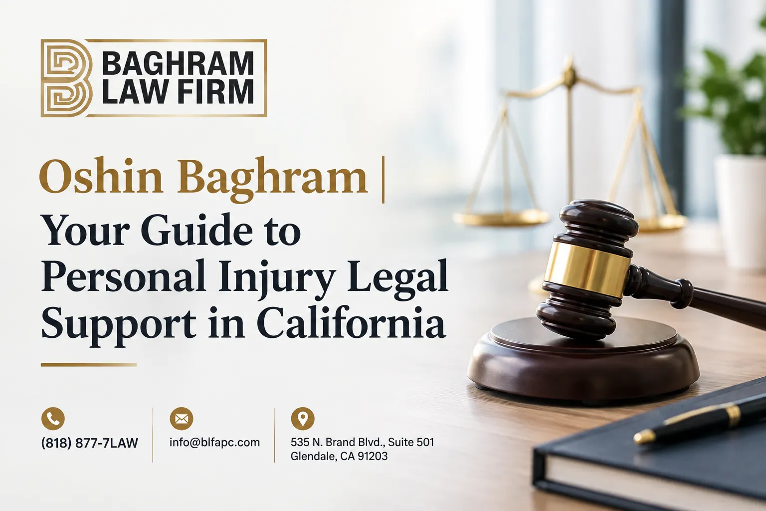Oshin Baghram | Your Guide to Personal Injury Legal Support in California