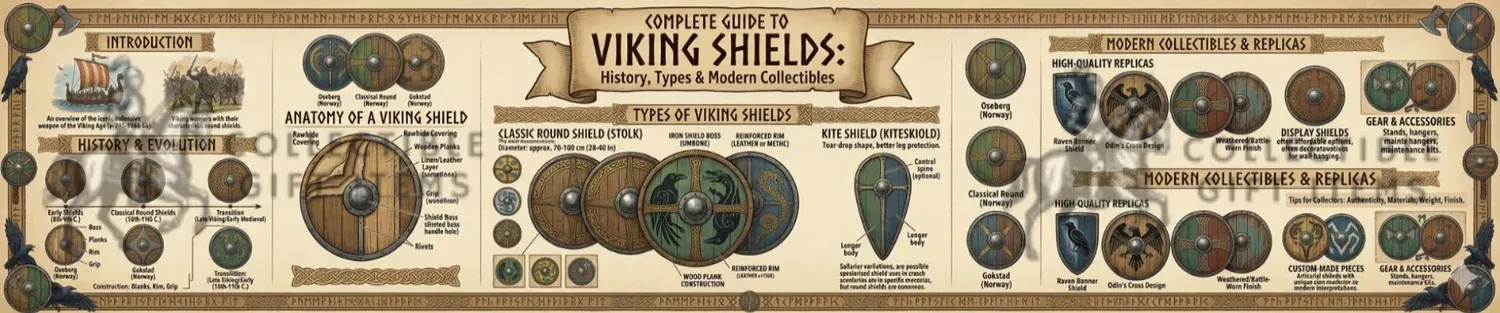 Complete Guide to Viking Shields: History, Types & Modern Collectibles