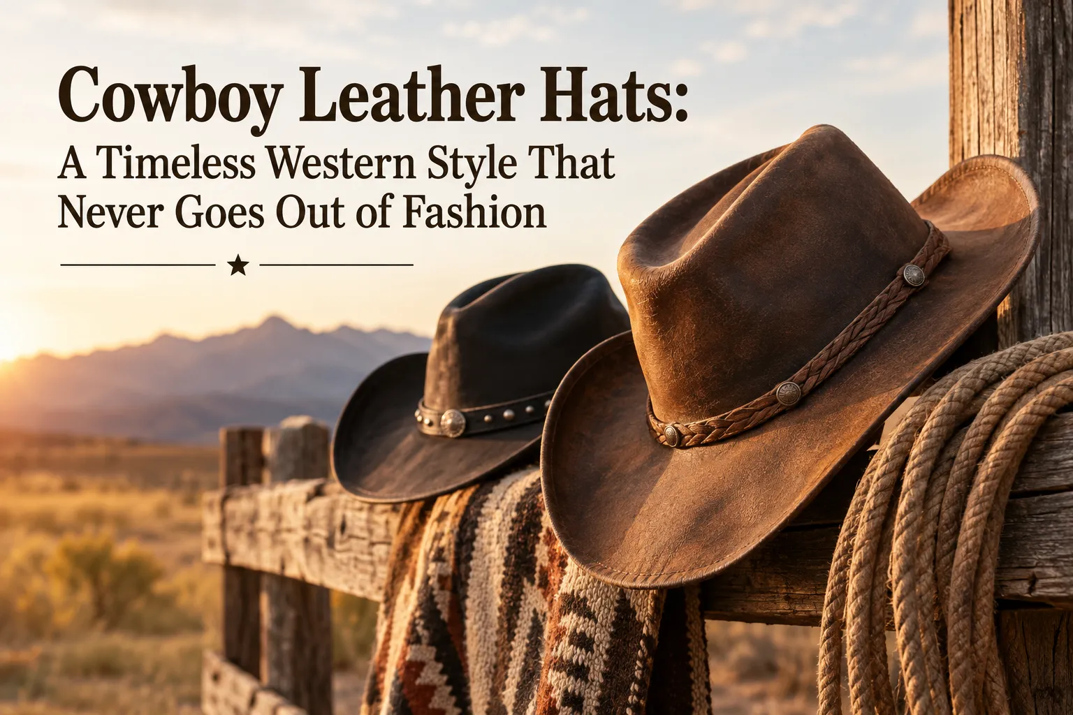 Cowboy Leather Hat: A Complete Guide to Western Style, Fit, and Care