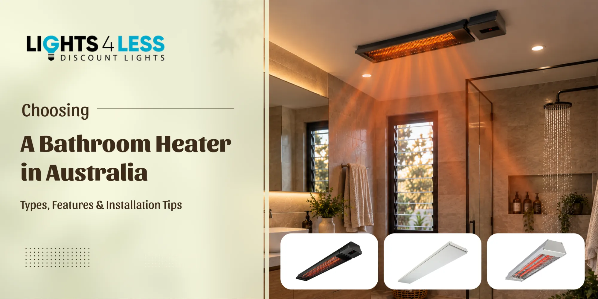 Bathroom Heater Australia Types Features and Tips