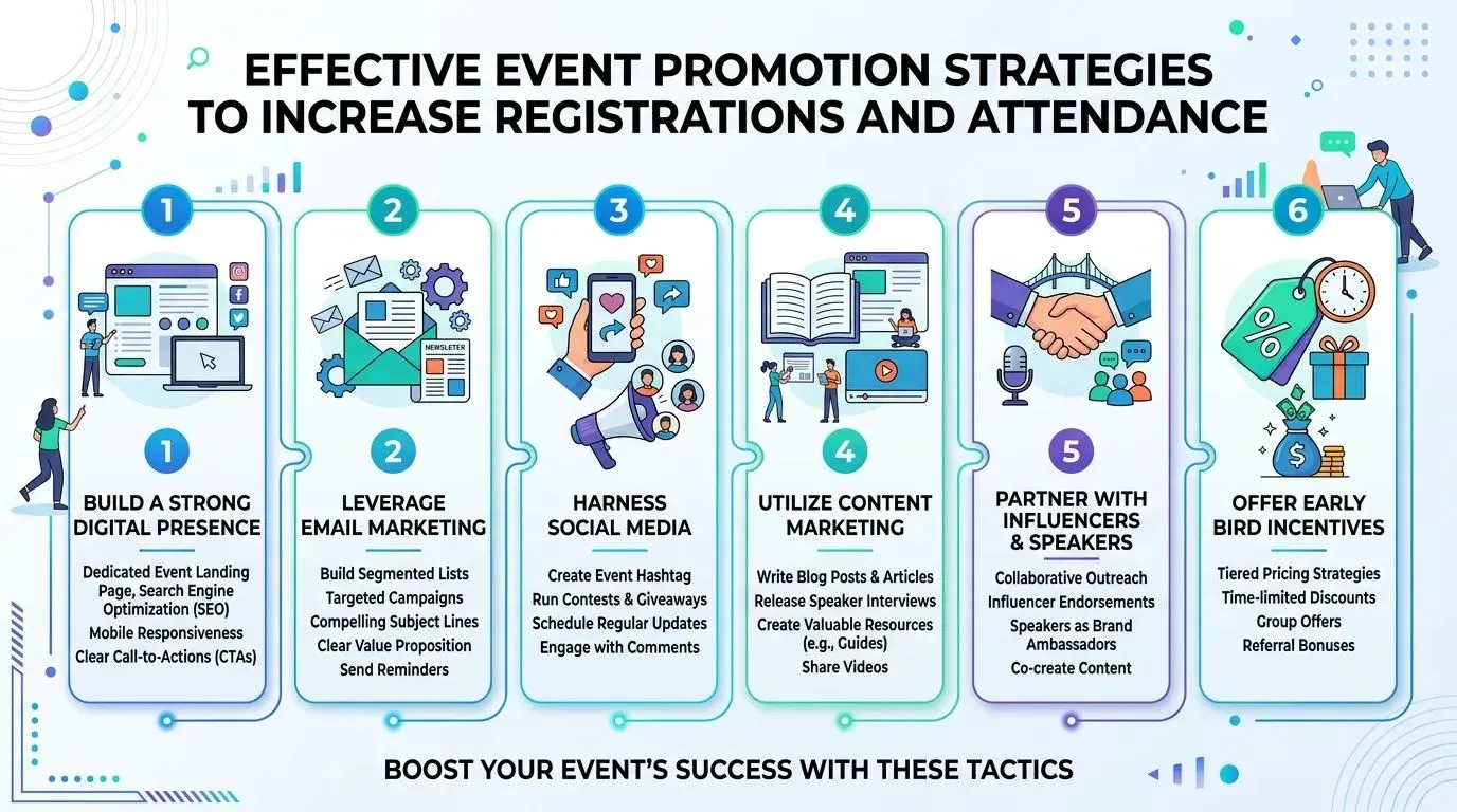 Effective Event Promotion Strategies to Increase Registrations and Attendance