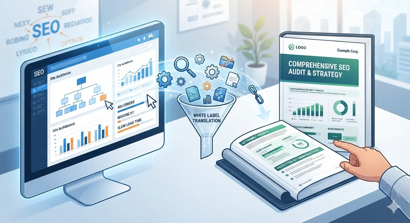 SEO Audit White Label: How to Turn Technical Findings Into Agency Deliverables