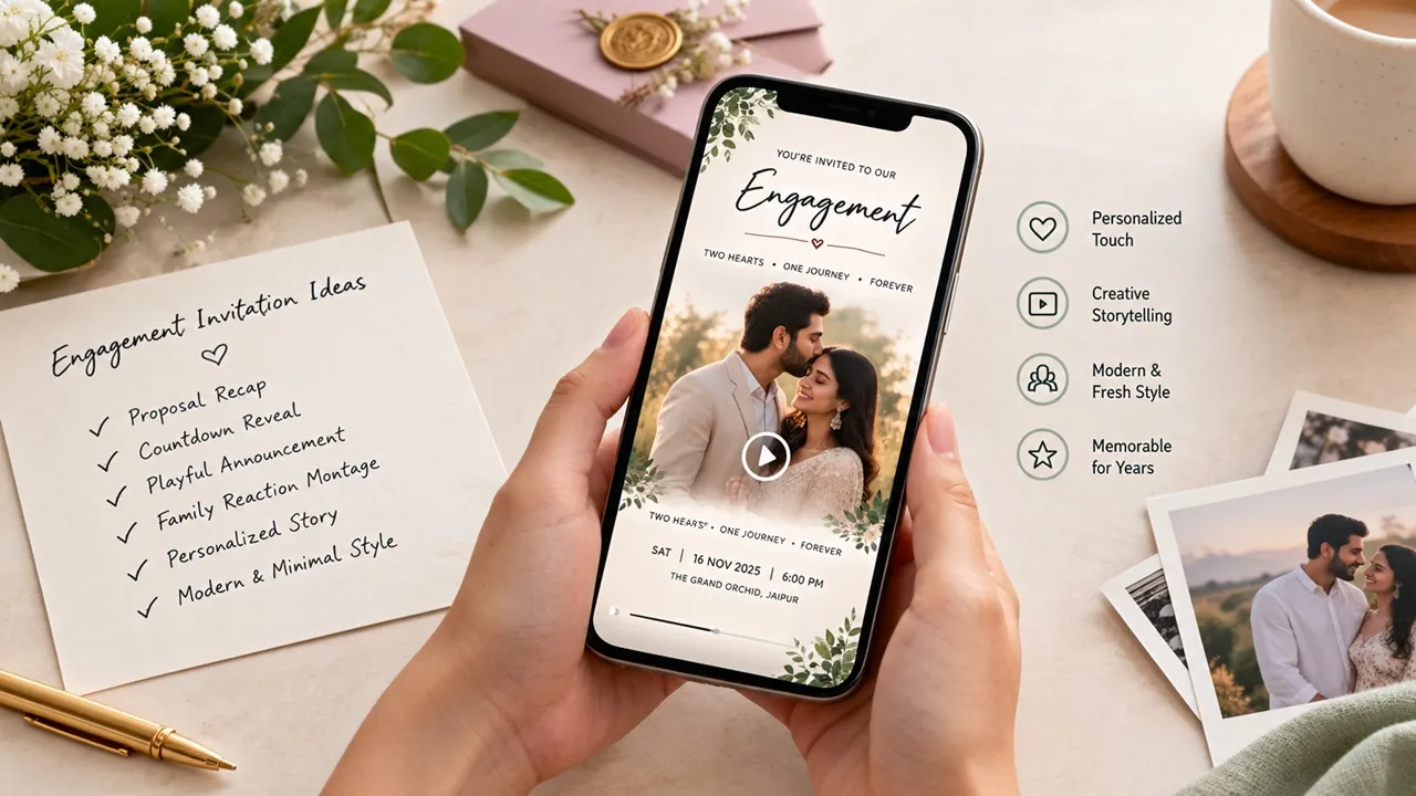 Engagement Invitation Ideas for a Modern Couple
