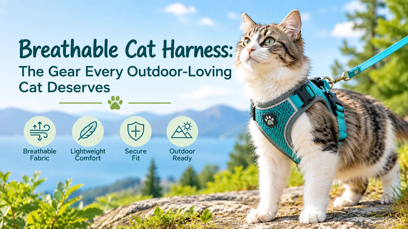 Breathable Cat Harness: The Gear Every Outdoor-Loving Cat Deserves