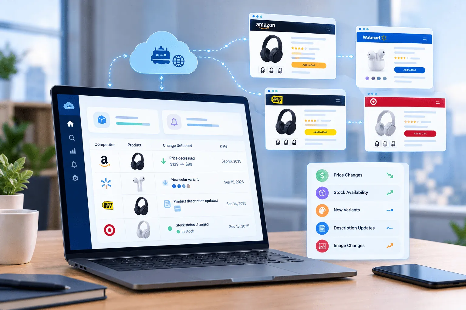 How SaaS Companies Can Use Web Scraping to Track Competitor Product Changes