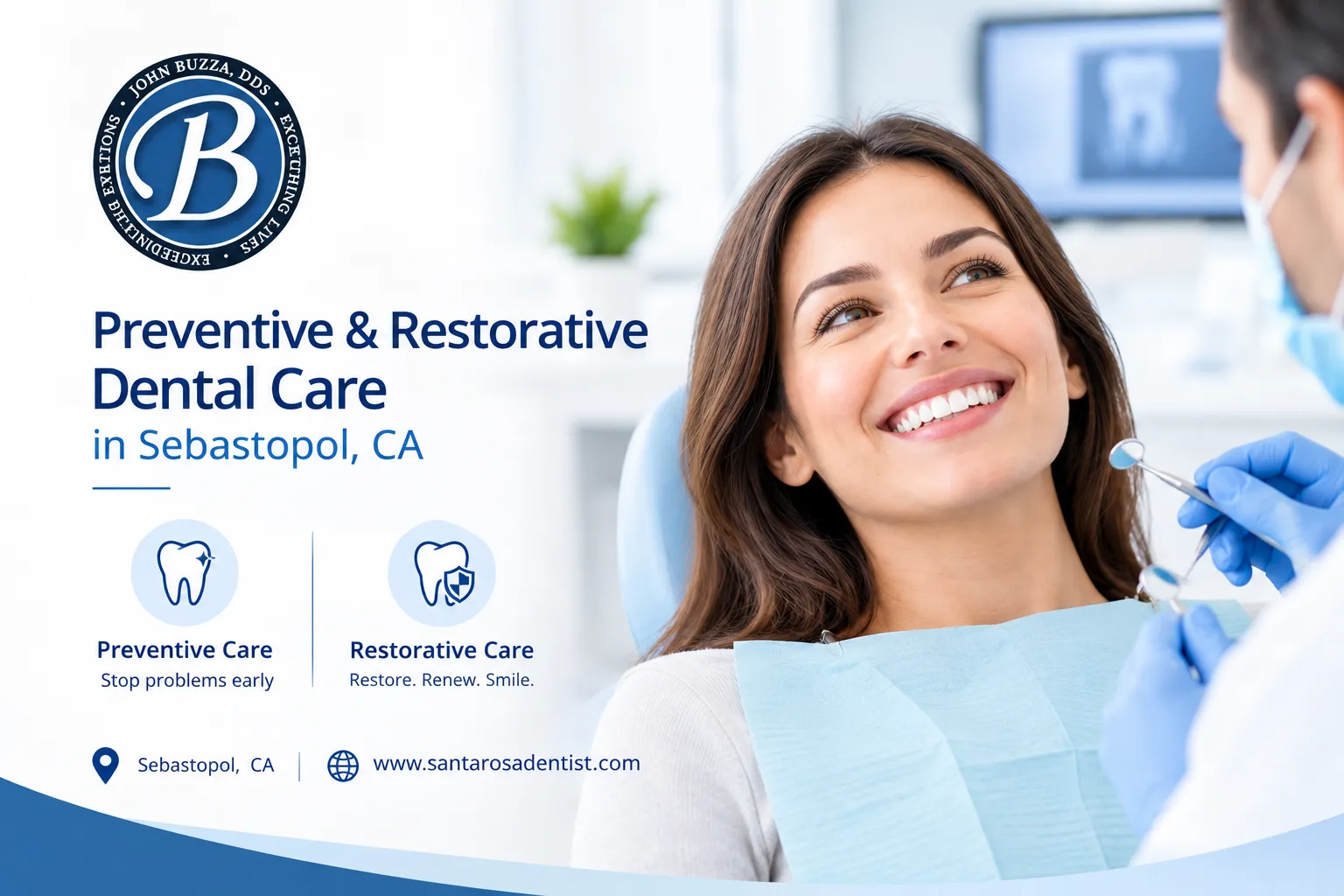 How Can a Dentist Help Manage Preventive and Restorative Dental Needs in Sebastopol, CA?