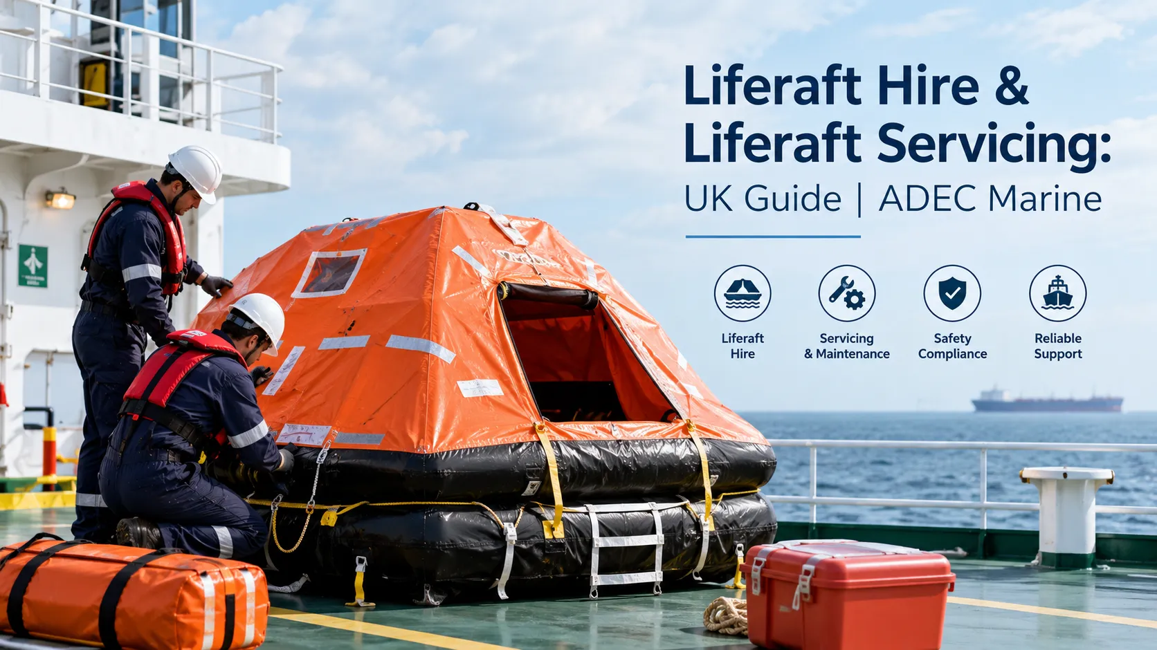 Liferaft Hire & Liferaft Servicing: UK Guide | ADEC Marine