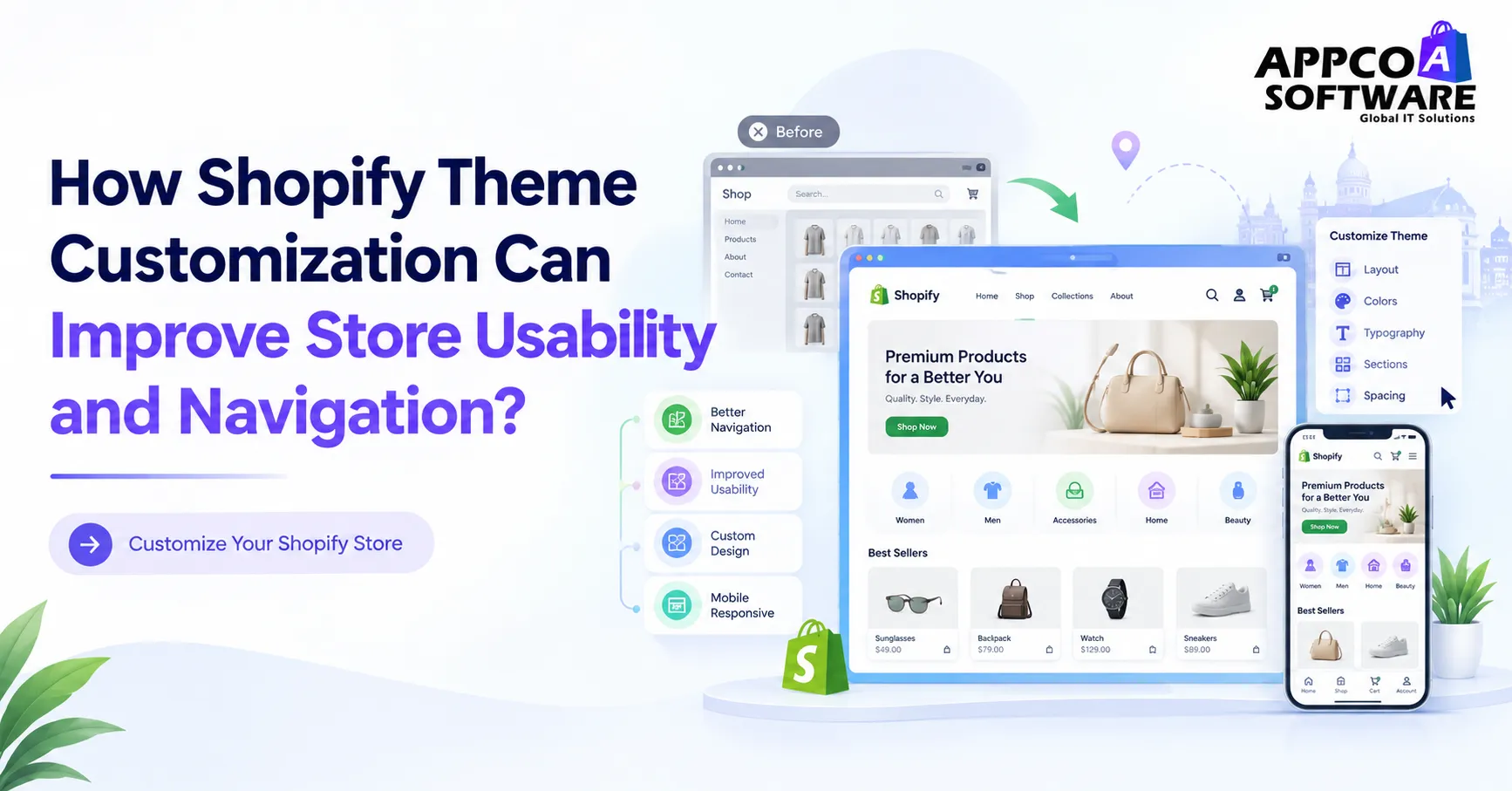 How Shopify Theme Customization Can Improve Store Usability and Navigation?
