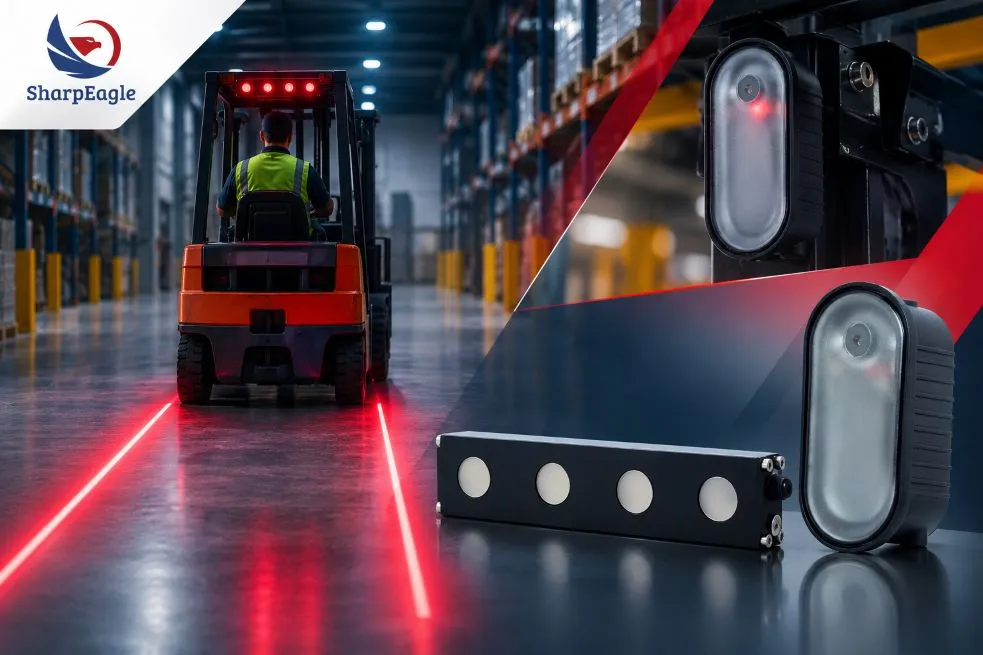 Forklift Laser Light vs Blue Spot: UK Safety Guide