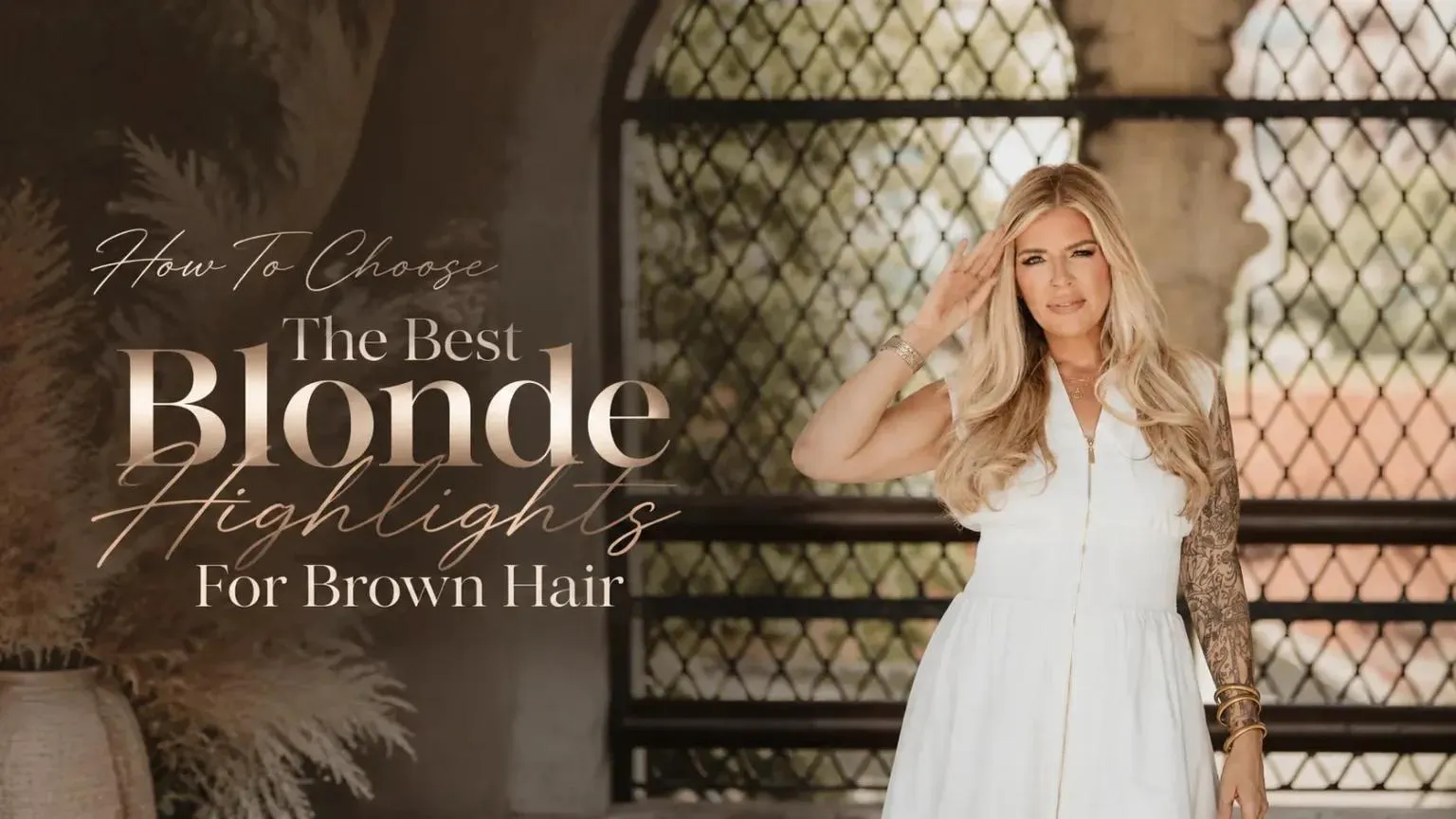 Hair Color Consultation Guide for Brown Hair Blonde Highlights
