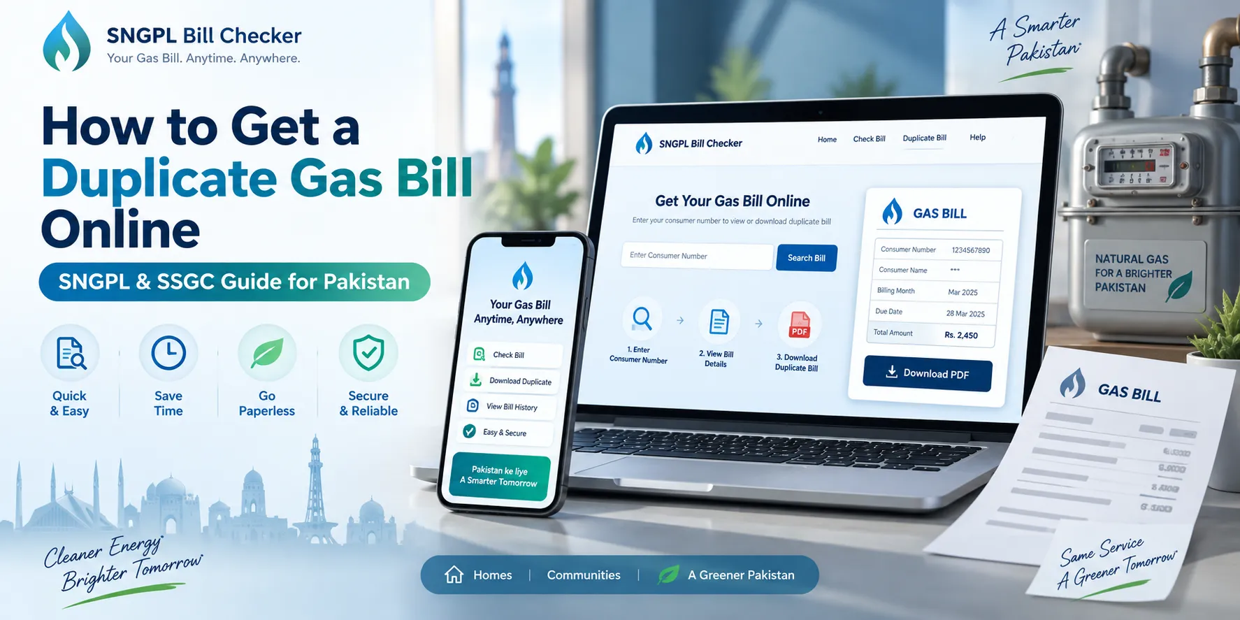 How to Get a Duplicate Gas Bill Online in Pakistan