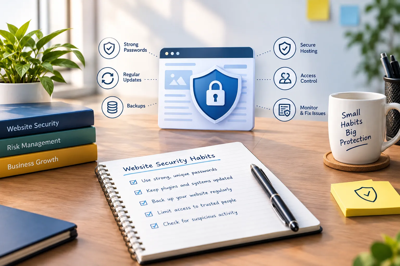 The Unglamorous Habits That Keep a Small Business Website Safe