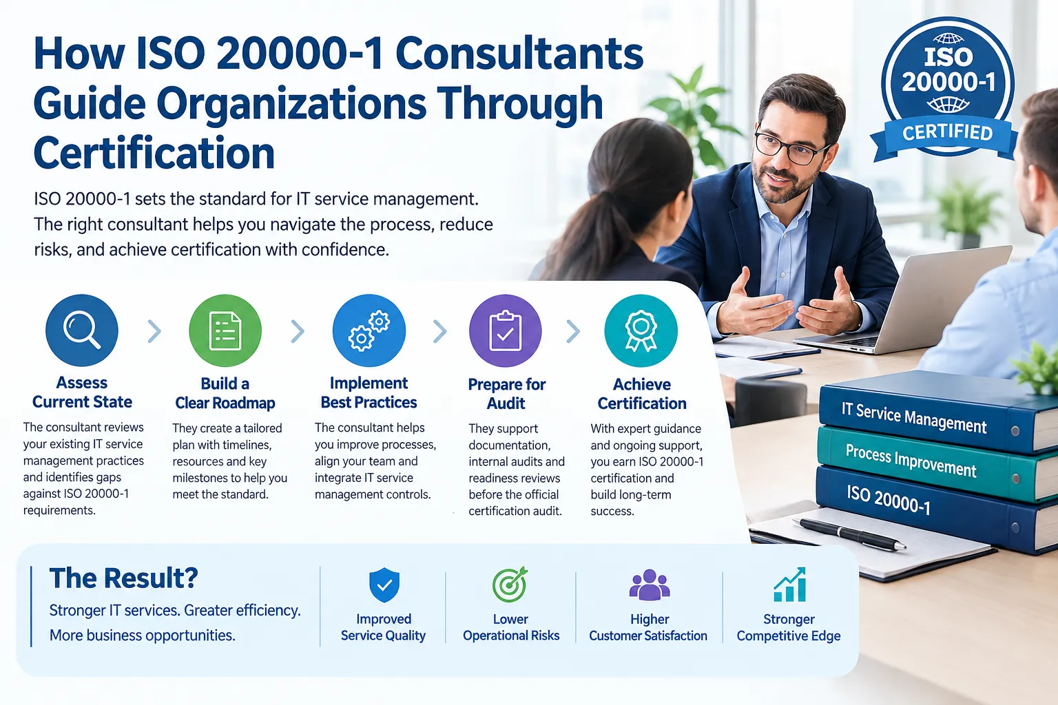 How ISO 20000-1 Consultants Guide Organizations Through Certification