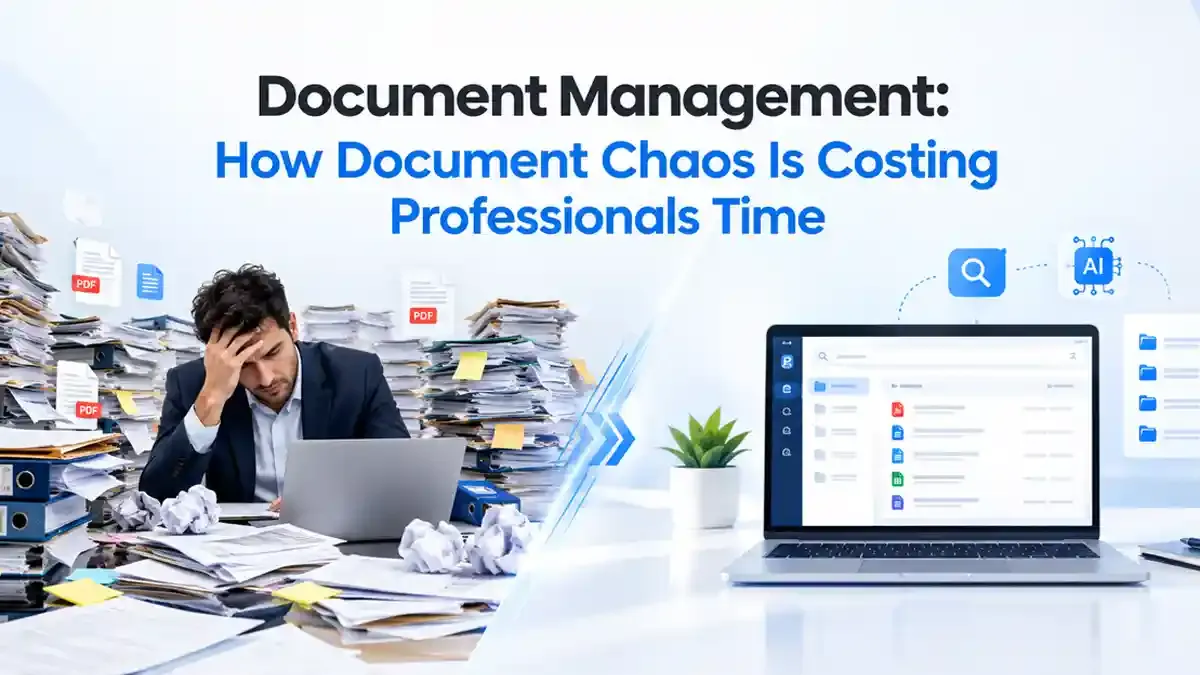 Document Management: How Document Chaos Is Costing Professionals Time