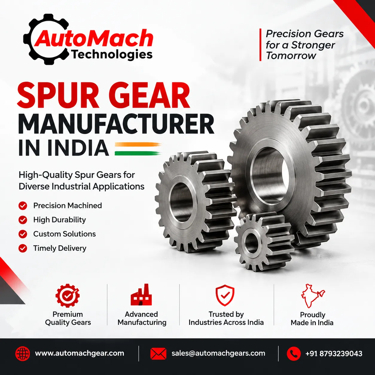 Spur Gear Manufacturer in India: How to Choose the Right Supplier