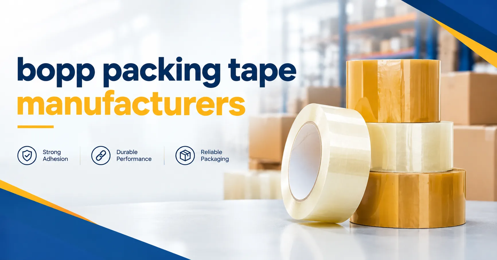 Before You Buy: Know Your BOPP Packing Tape Manufacturers