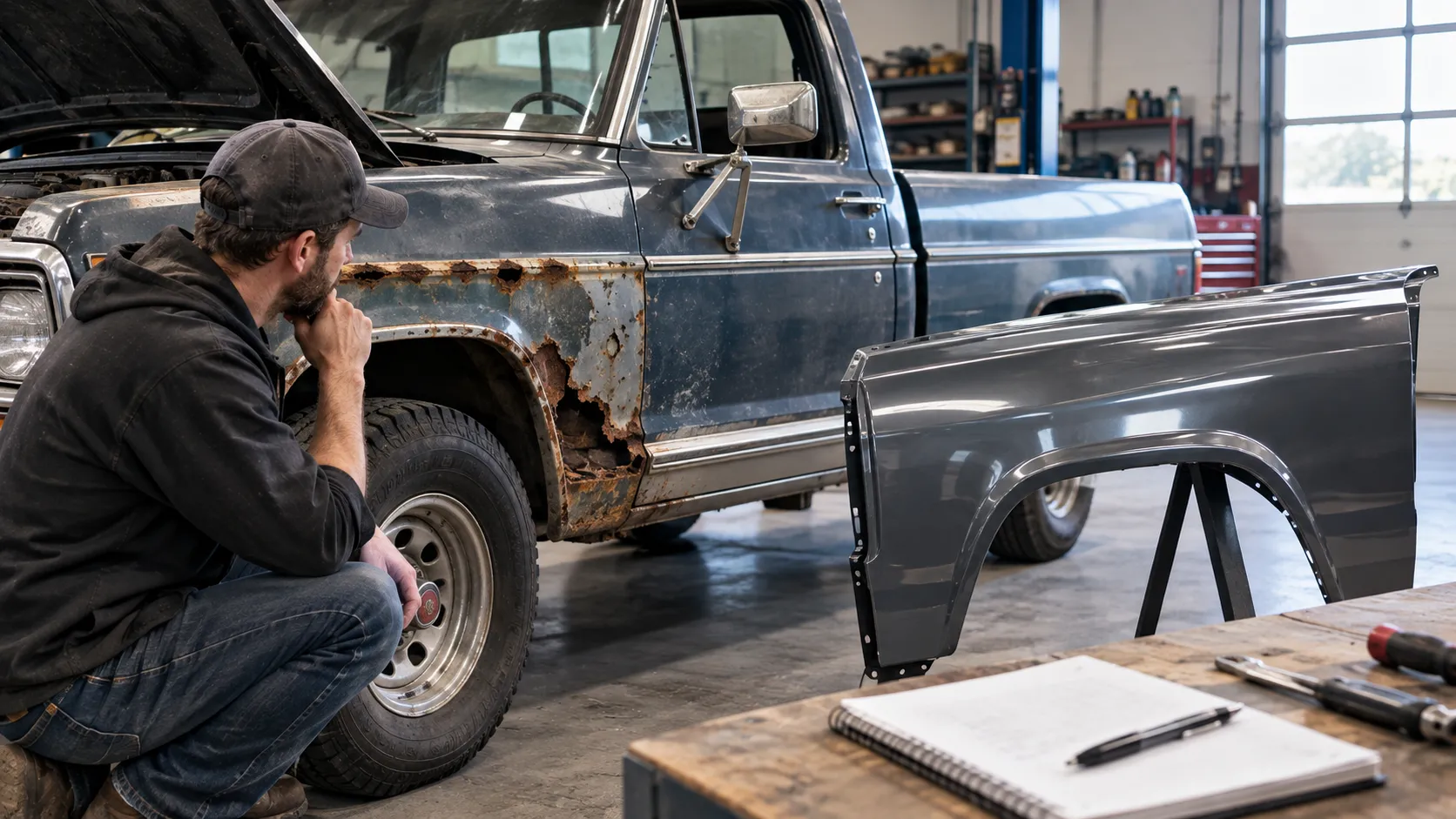 Can a Rusted Body Part Be Worth Replacing Instead of Repairing?
