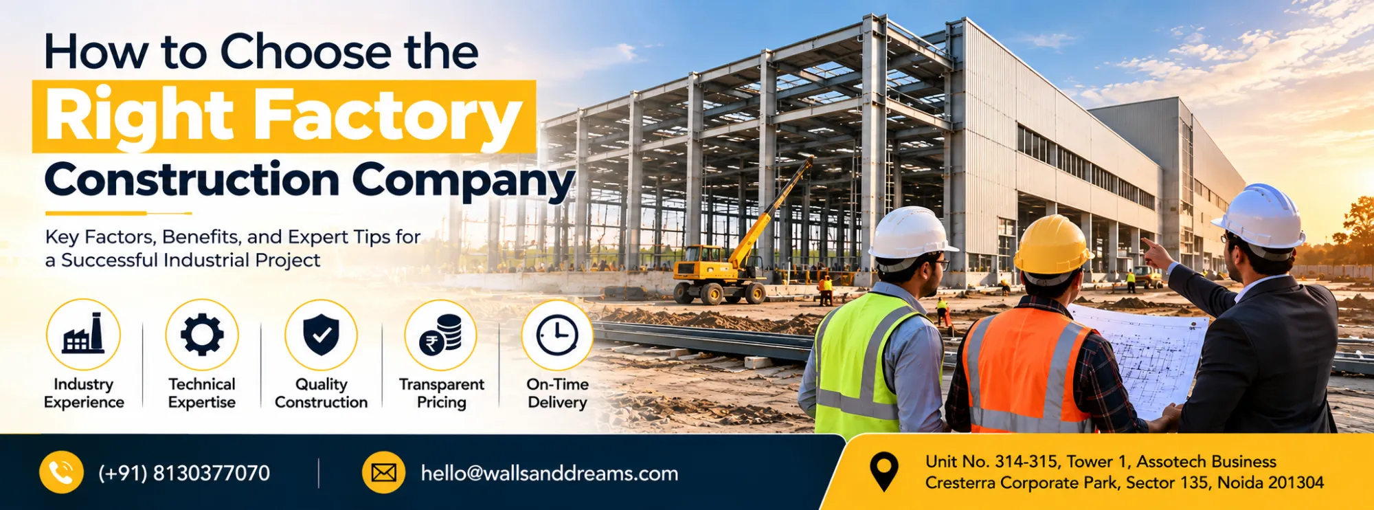 How to Choose the Right Factory Construction Company