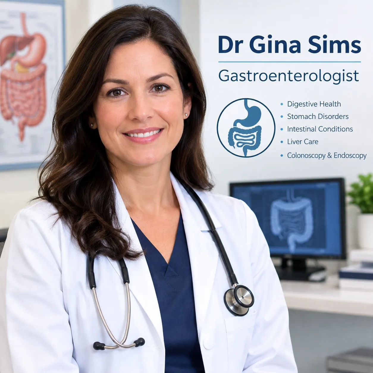 Dr. Gina Sims Gastroenterologist: Digestive Health and Gastroenterology Care