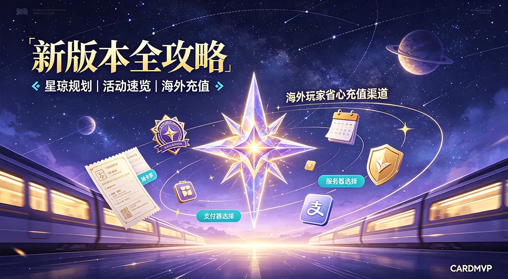 崩坏星穹铁道新版本全攻略｜海外玩家星琼充值省心渠道分享
