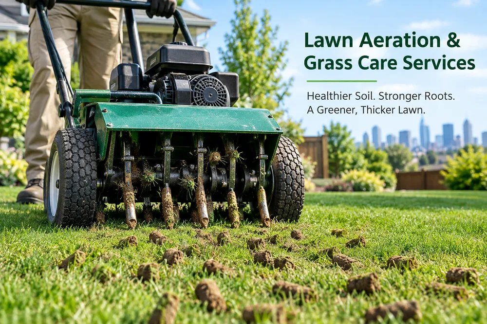 Lawn Aeration & Grass Care Services: Improve the Health of Your Calgary Lawn
