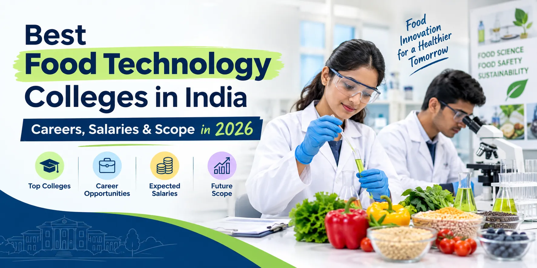 Best Food Technology Colleges in India: Careers, Salaries & Scope in 2026