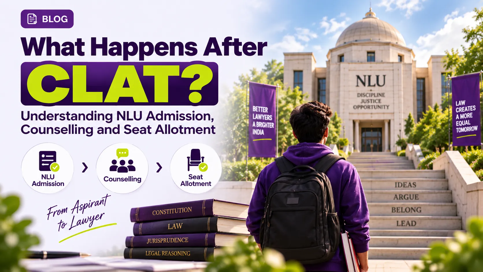 What Happens After CLAT? Understanding NLU Admission, Counselling and Seat Allotment