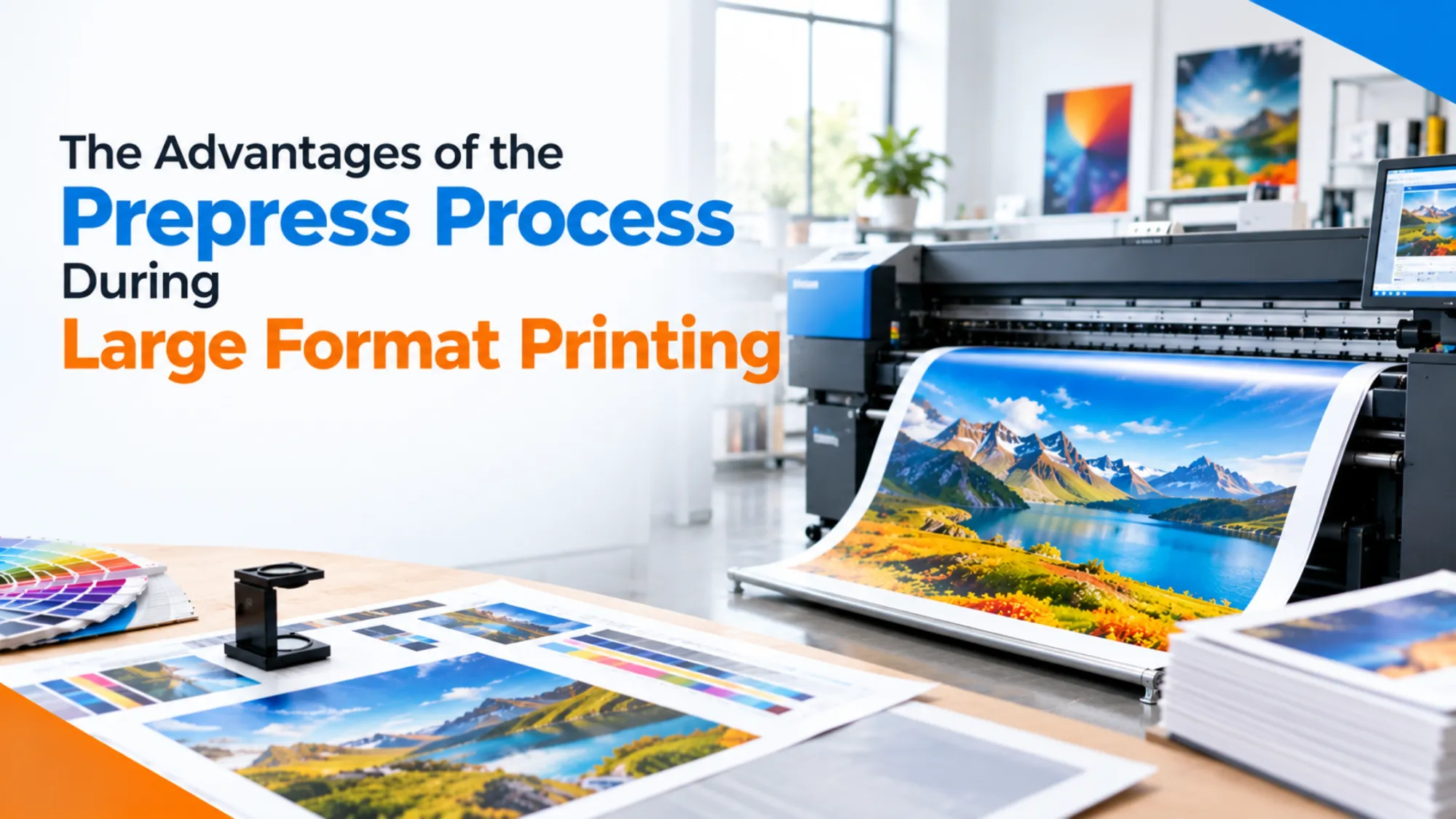 The Advantages of the Prepress Process During Large Format Printing