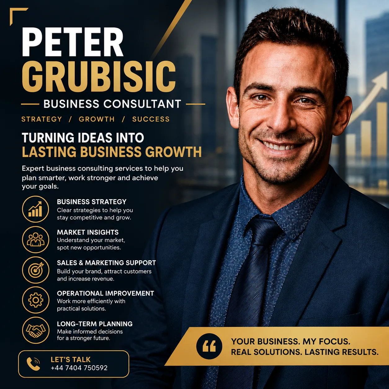 Peter Grubisic Bradford: Finance Marketing and Market Insights