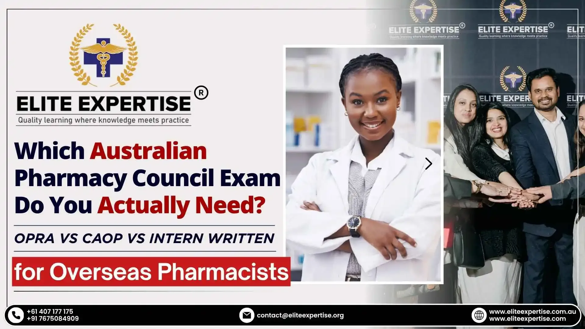 Which Australian Pharmacy Council Exam Do Y‌ou A‌ctually Need? OPRA vs CAOP vs Intern Written for Overseas Phar‌m​acists