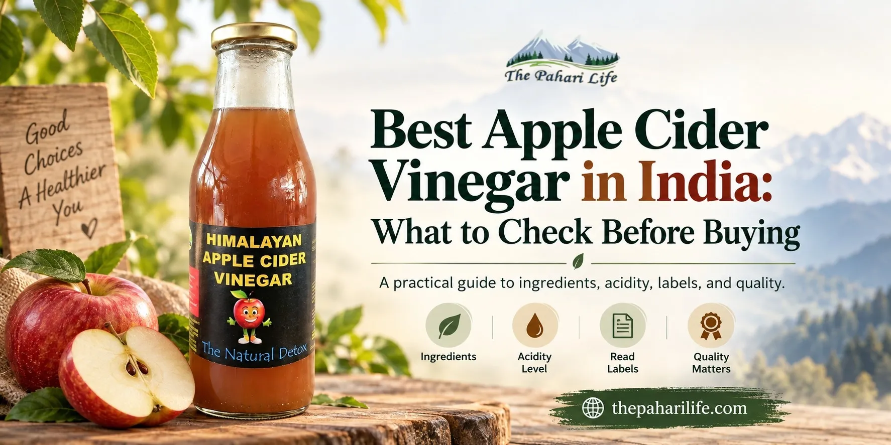 Best Apple Cider Vinegar in India: What to Check Before Buying
