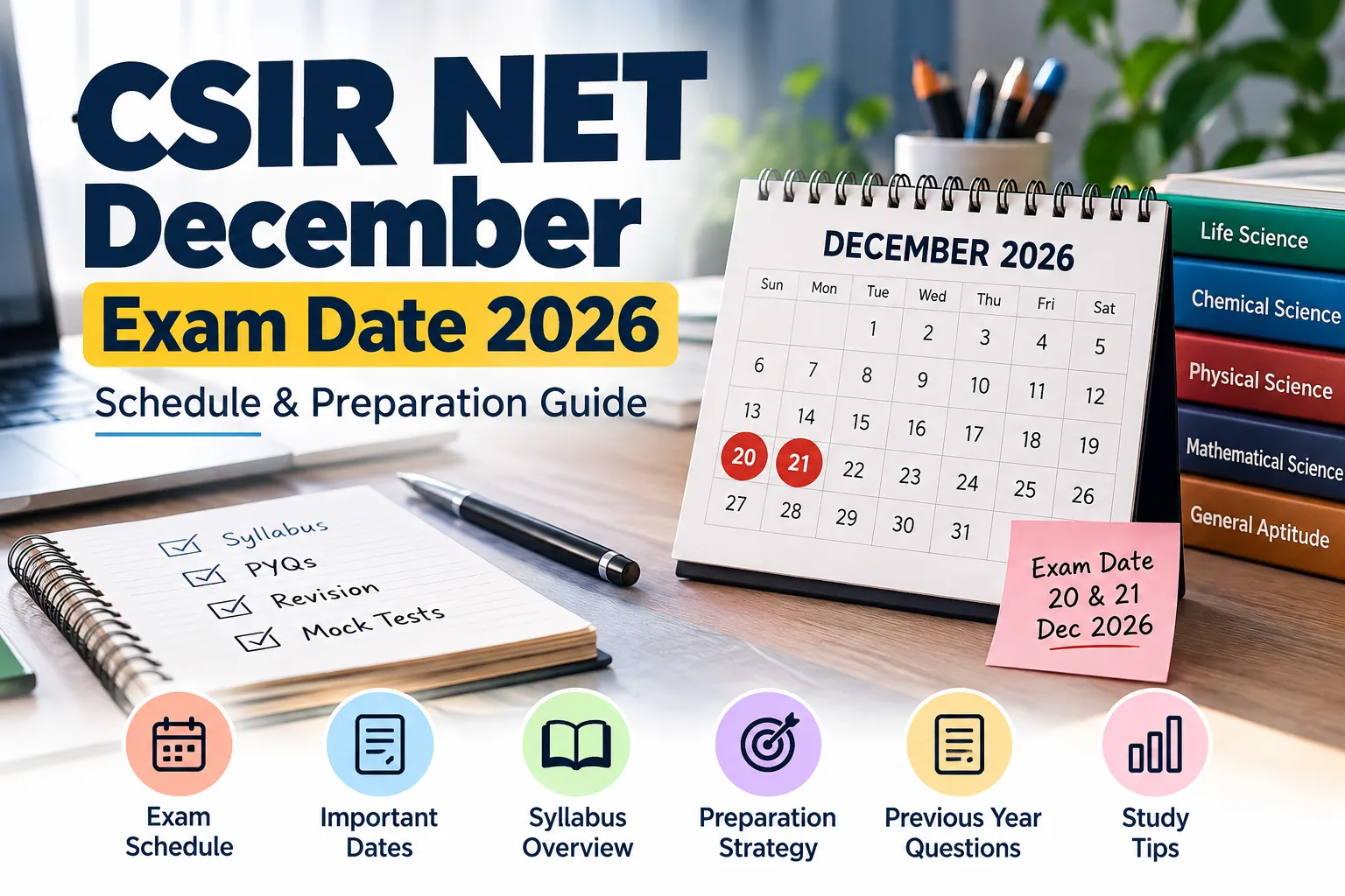 CSIR NET December Exam Date 2026: Important Schedule and Preparation Guide