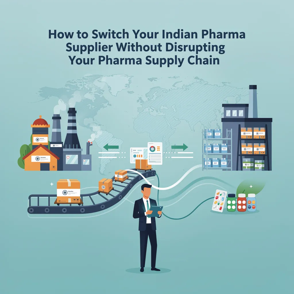 How to Switch Your Indian Pharma Supplier Without Disrupting Your Pharma Supply Chain