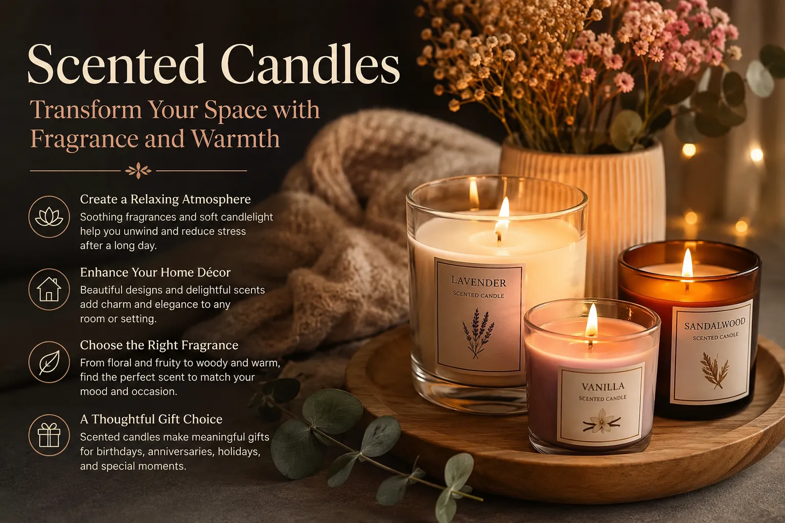 Luxury Scented Candles: Simple Ways to Add Warmth and Style to Everyday Spaces