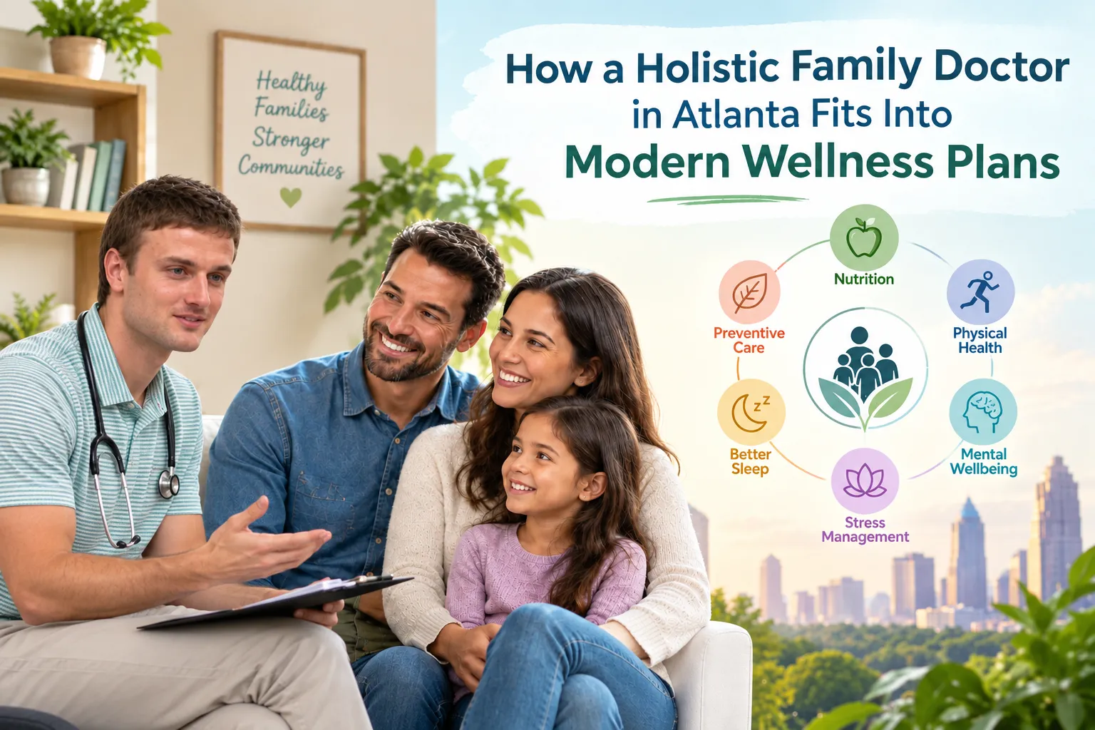 How a Holistic Family Doctor in Atlanta Fits Into Modern Wellness Plans