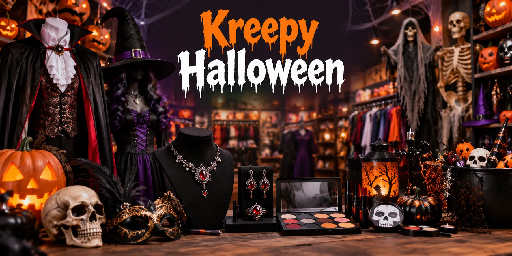 Halloween Costume Store Guide: Costumes, Jewelry, Decor & Makeup