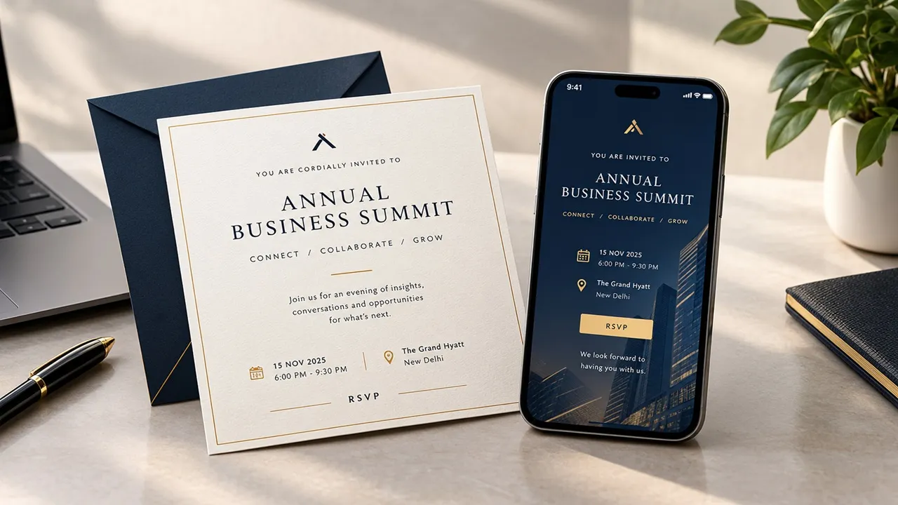 What Makes a Corporate Invitation Feel Premium?