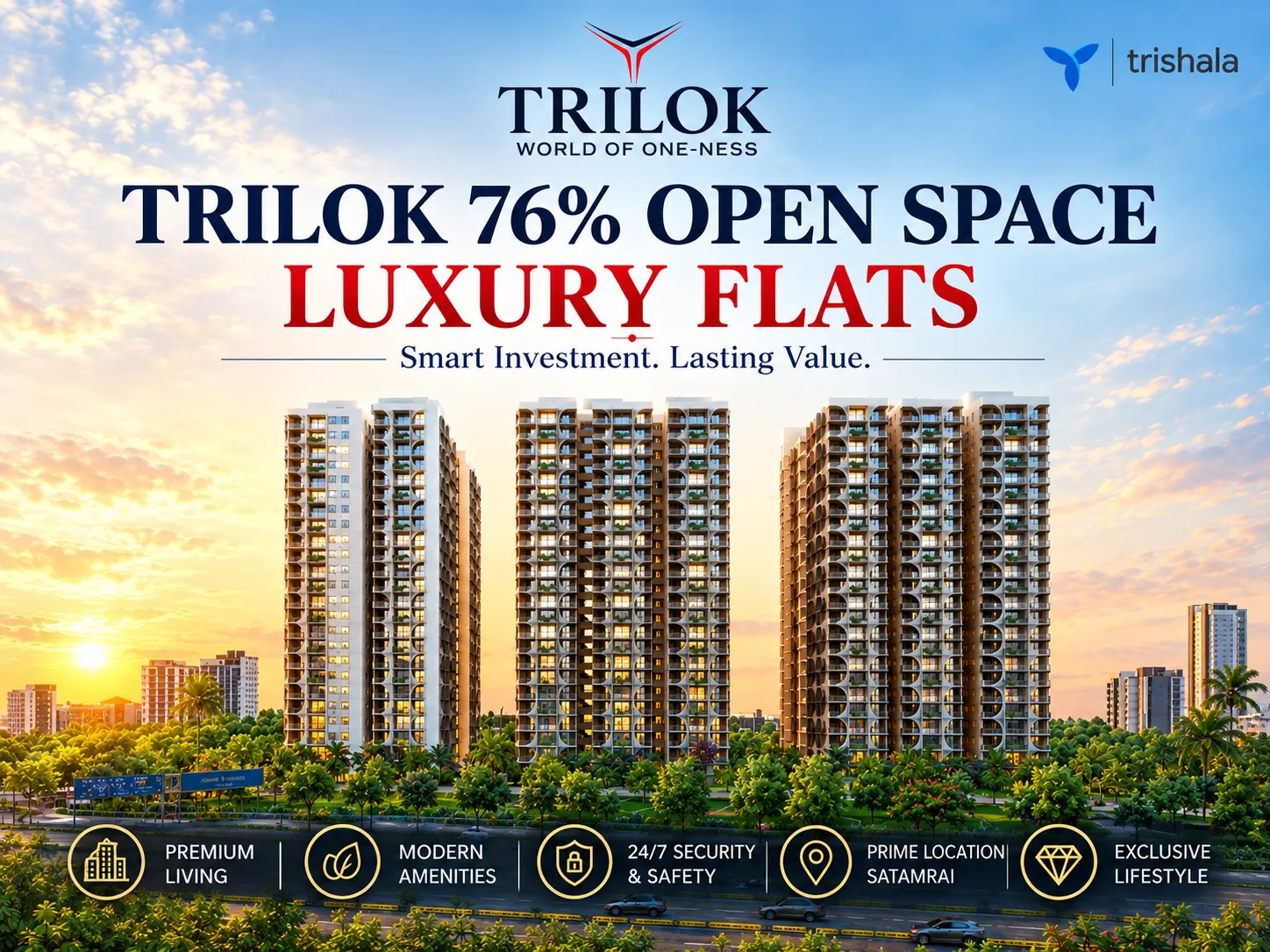 Why Open Spaces Matter: A Closer Look at Trilok's 76% Open Space Concept