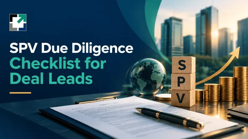 SPV Due Diligence Guide: Everything Deal Leads Should Verify Before Launch