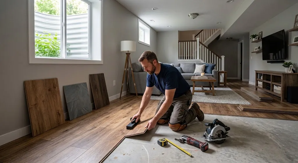 Basement Flooring Ideas That Actually Hold Up to Moisture