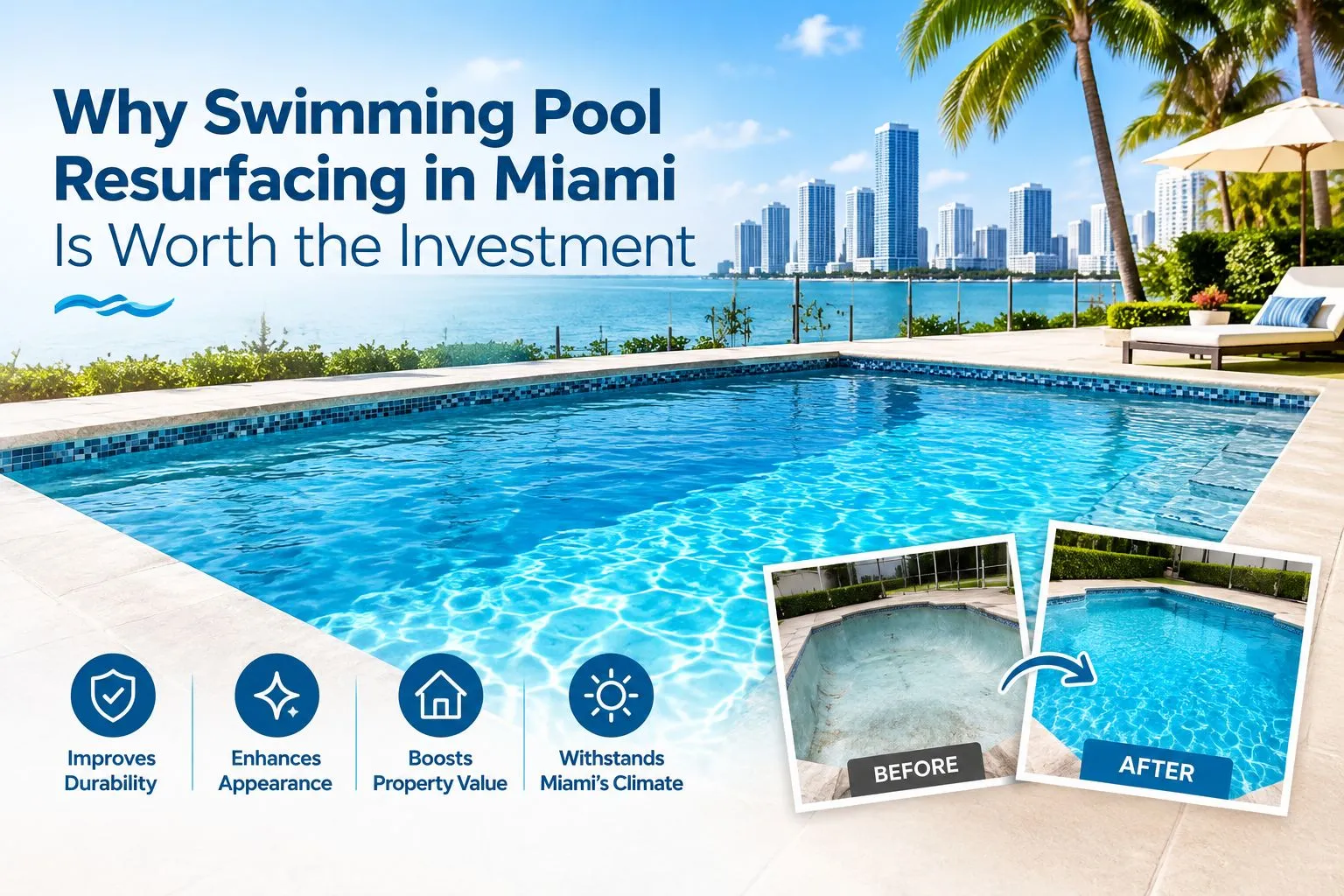 Why Swimming Pool Resurfacing in Miami Is Worth the Investment
