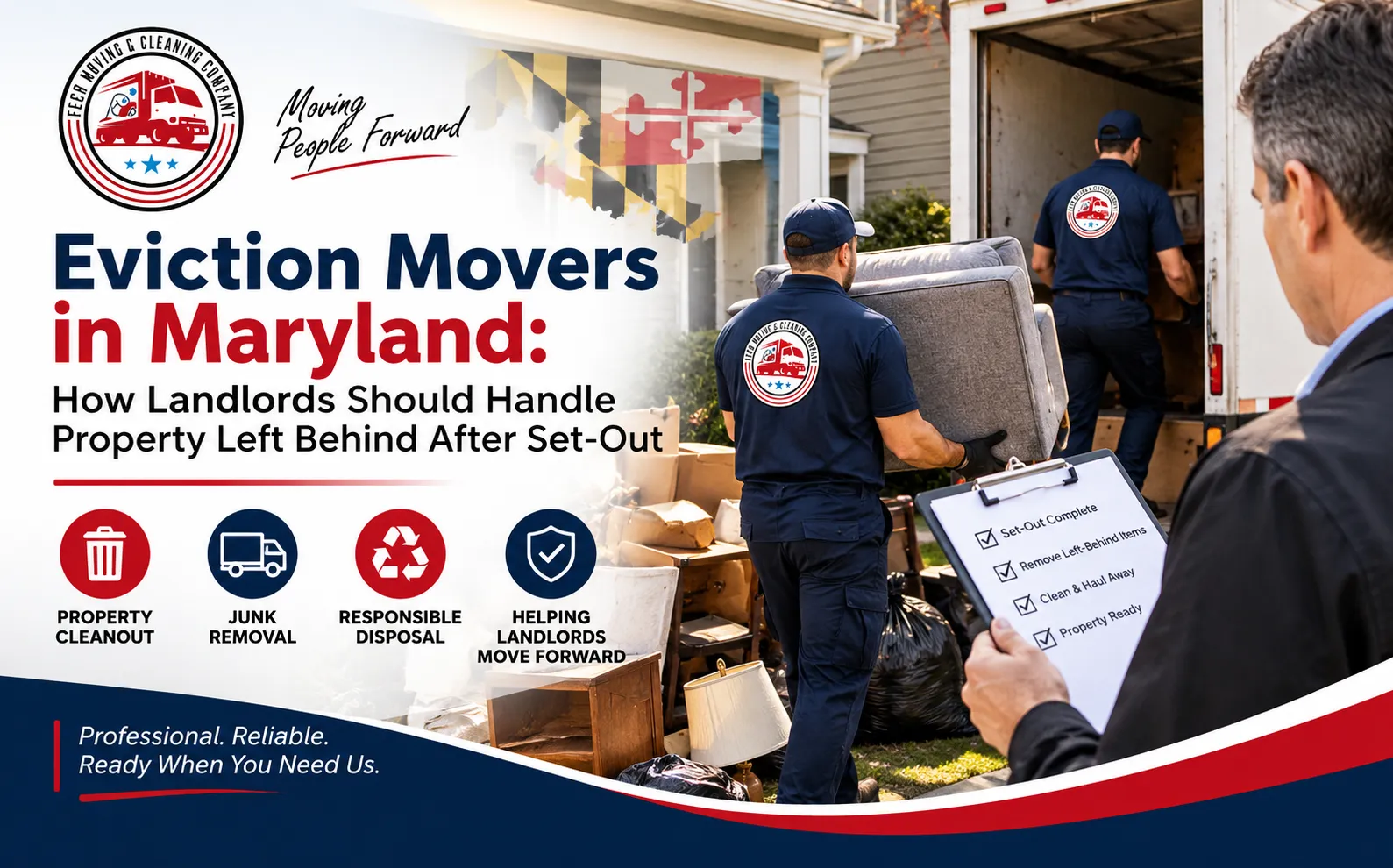 Eviction Movers in Maryland: How Landlords Should Handle Property Left Behind After Set-Out