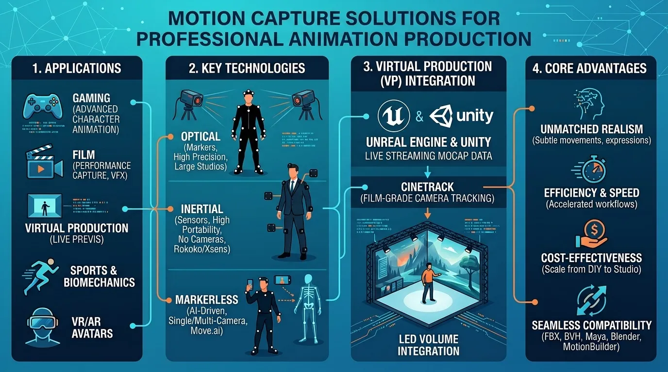 Motion Capture Studios for Professional Animation Production