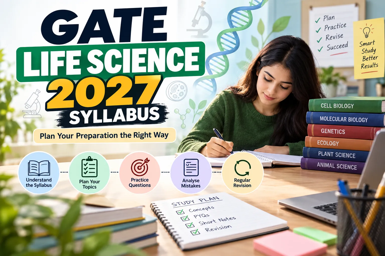 GATE Life Science 2027 Syllabus: From Topics to a Practical Study Plan