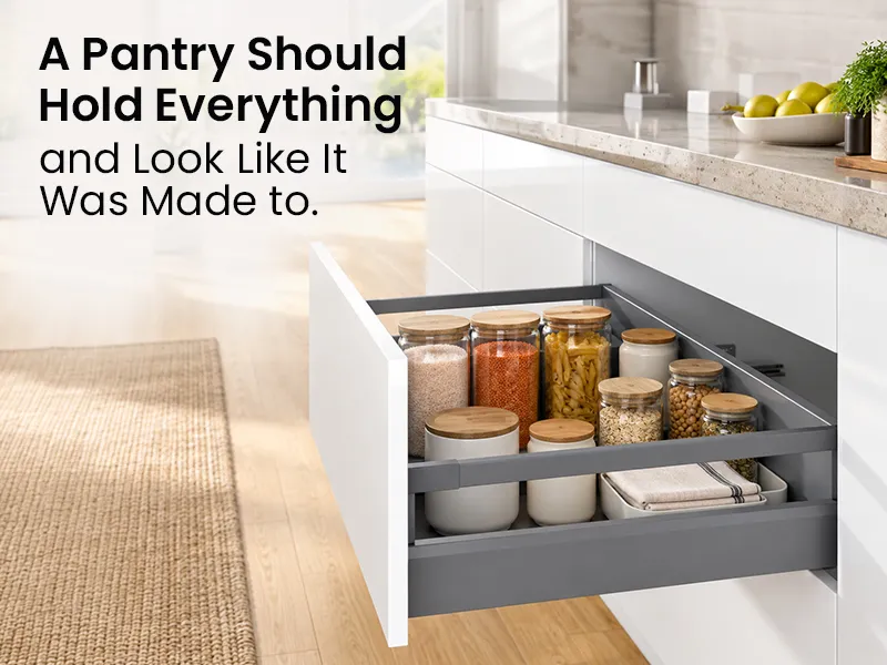 Designing the Ultimate Luxury Pantry Drawer: Capacity Meets Craftsmanship