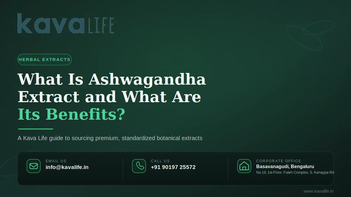 What Is Ashwagandha Extract and What Are Its Benefits?