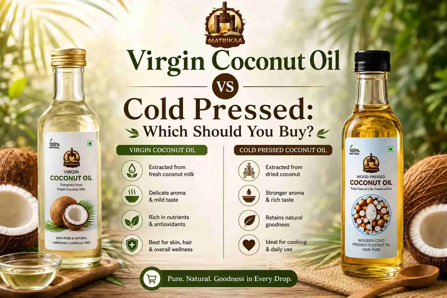 Virgin Coconut Oil vs Cold Pressed: Understanding the Difference