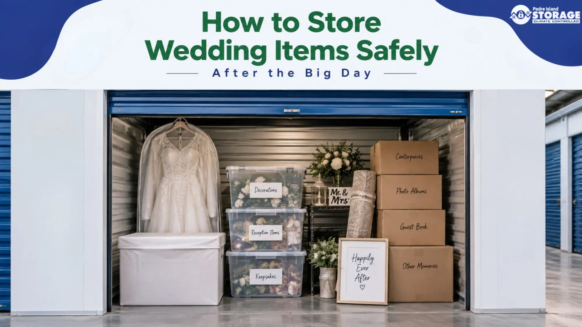 How to Store Wedding Items Safely After the Big Day