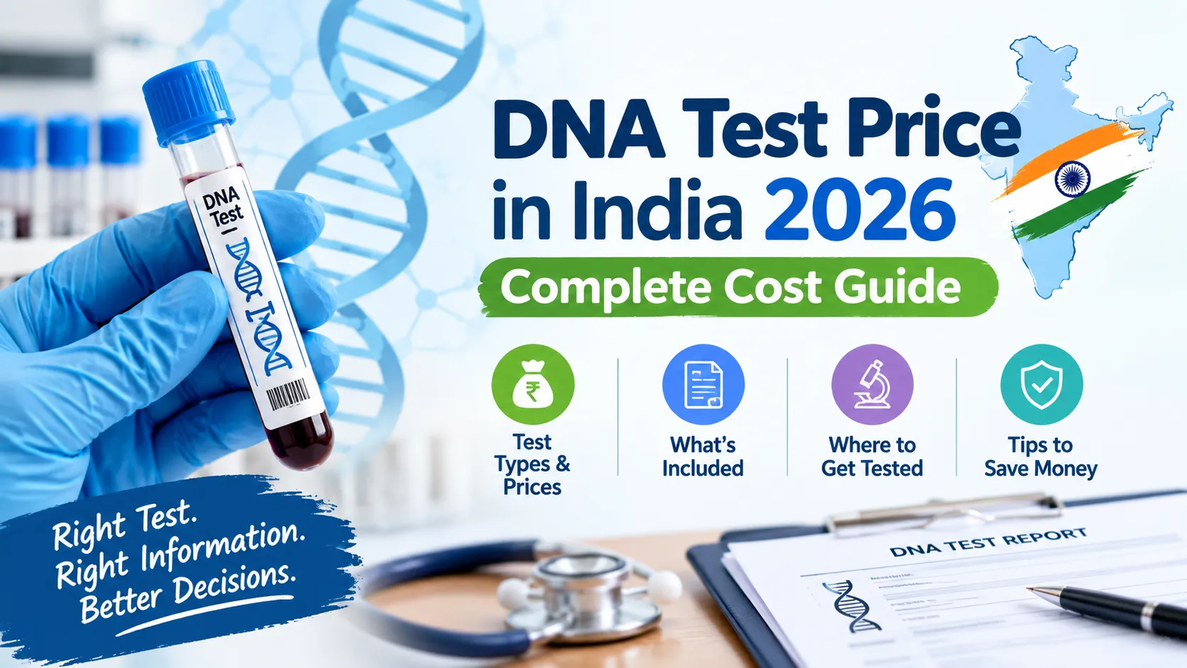 DNA Test Price in India 2026: Complete Cost Guide